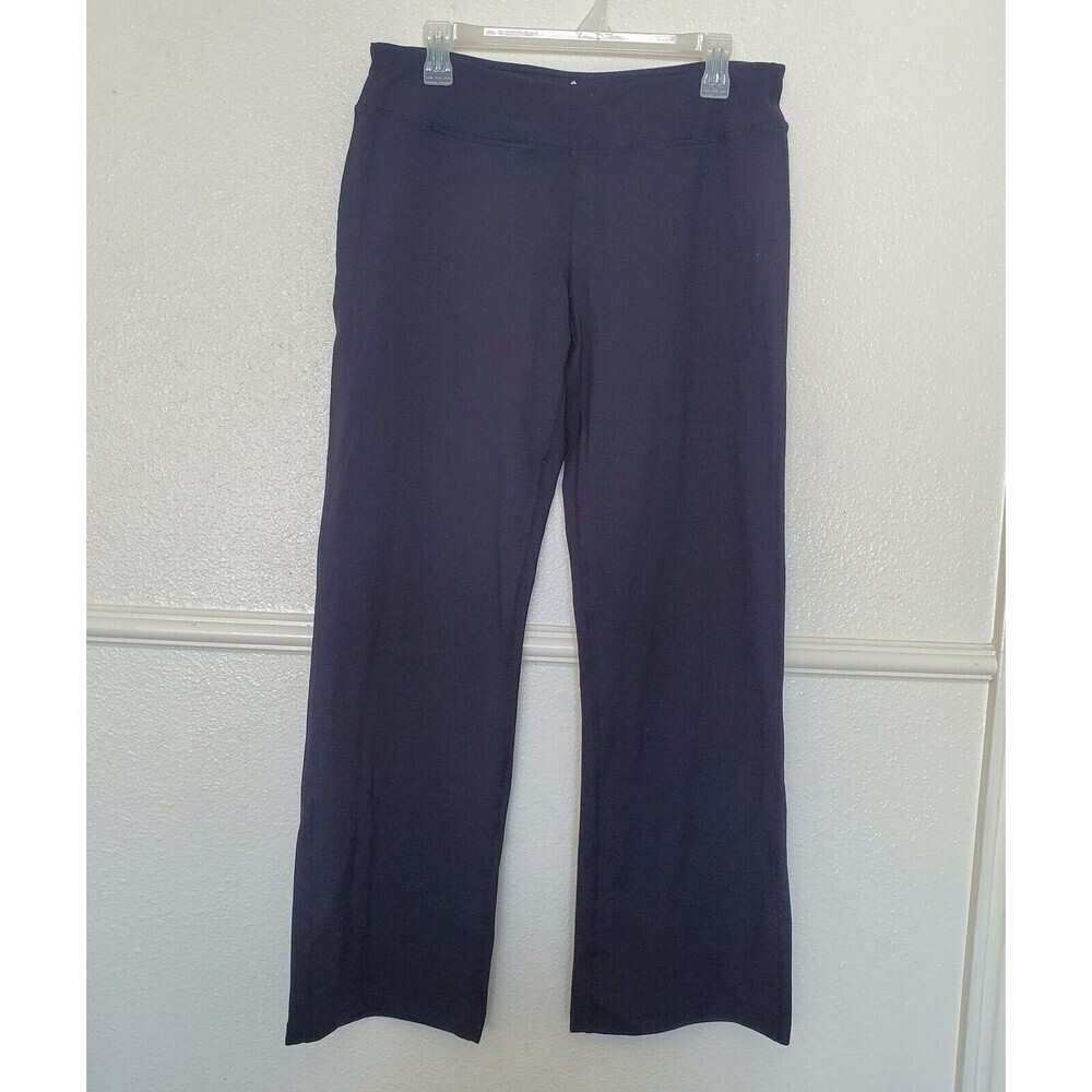 Yogipace Womens XL Navy Blue Straight Leg Yoga Pants with Back Pockets Stretch